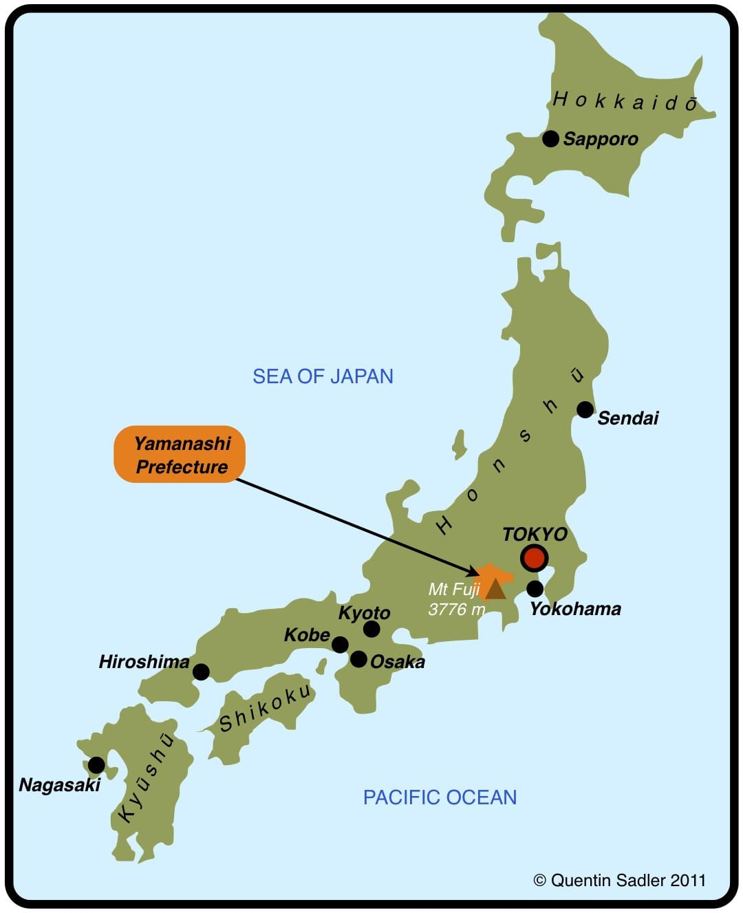 Yokohama juu ya ramani