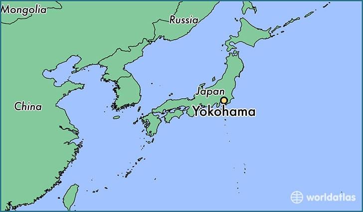 Ramani ya Yokohama juu