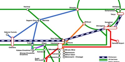 Yokohama line ramani