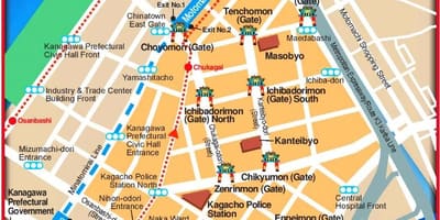 Ramani ya Yokohama chinatown