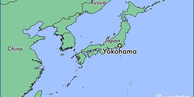 Ramani ya Yokohama juu